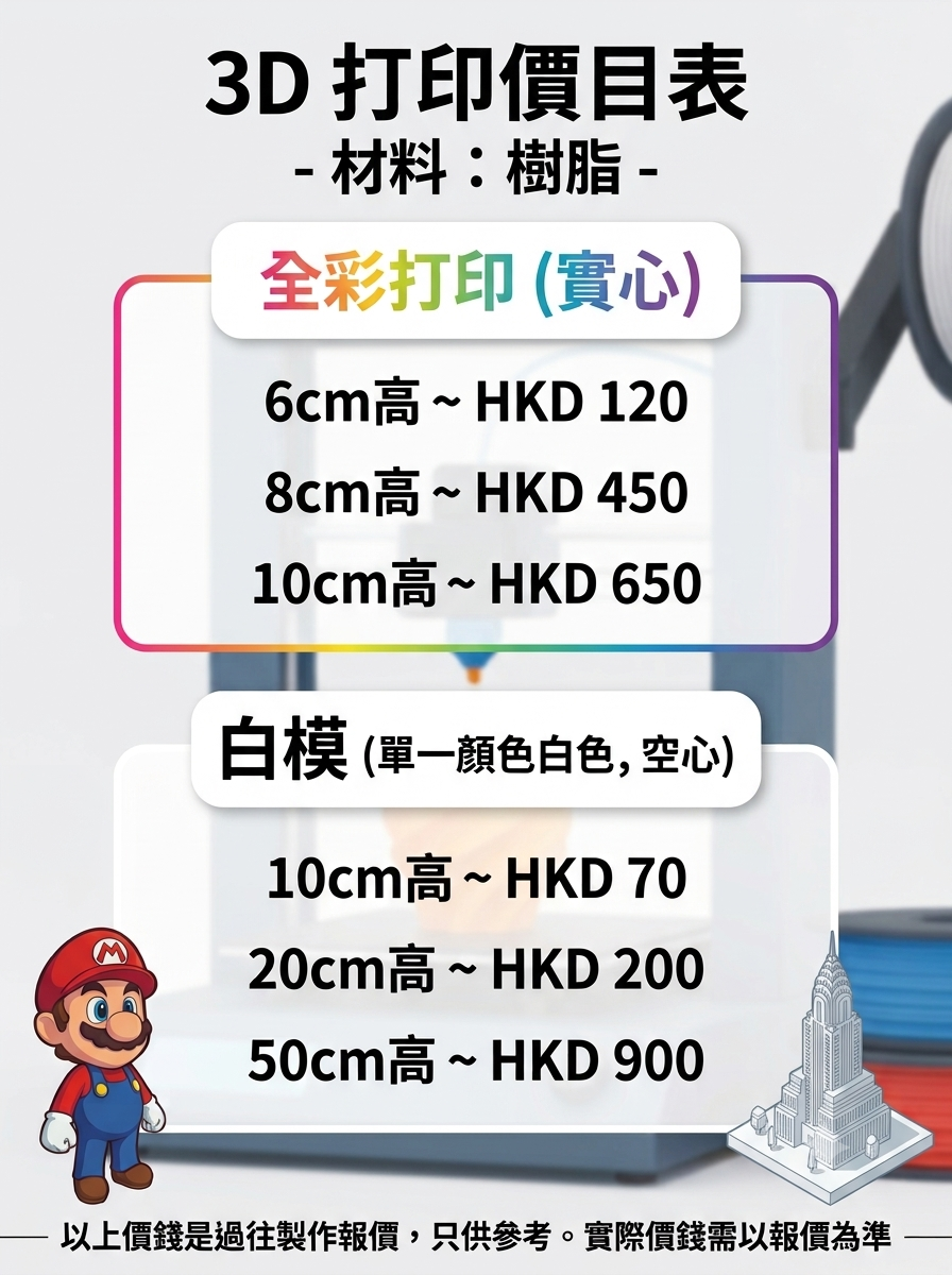 全彩光固化打印